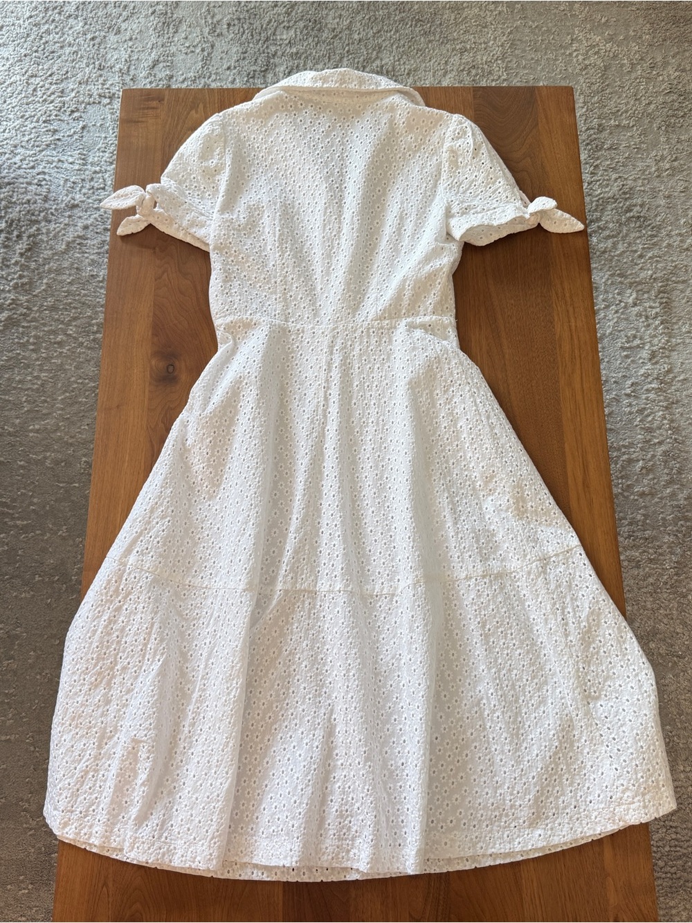 Gal Meets Glam The Judith White Midi Shirt Dress Size 2 - Picture 5 of 5